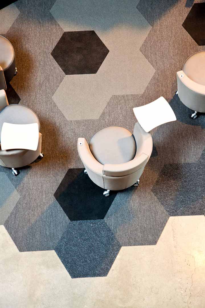 Family of carpets for Autodesk office hall