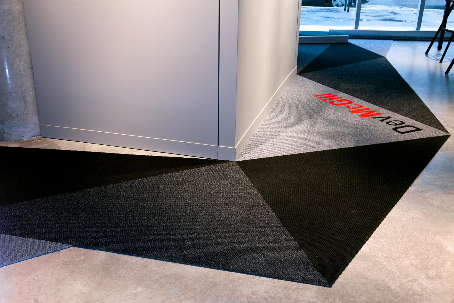 Carpet for développement McGill sales office